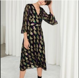 & Other Stories dress NWT, Jaquard midi dress